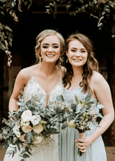 Beverly | Simple Backless Beach Sage Green Chiffon Maxi Bridesmaid Dress with Spaghetti Straps and A - Line - Price #price_variant_lowest# - Sage - PromDressClub